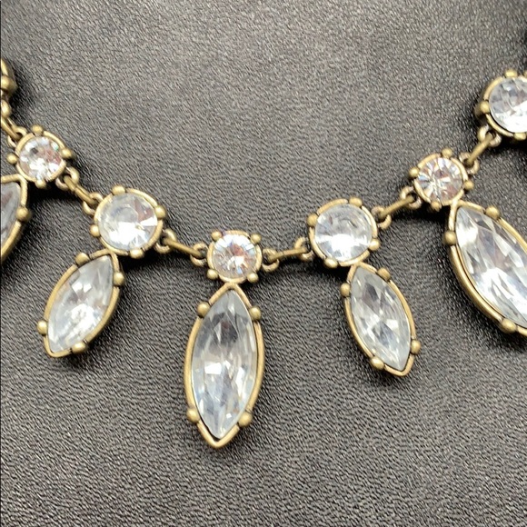 Rhinestone statement necklace bridal crystal - Picture 4 of 6